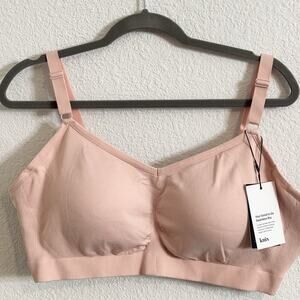 Knix Good To Go Seamless Bra Size XXXXL+(44D-44G) Color Rose‎ Water NWT